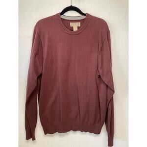 Duluth Trading Men’s Crewneck Sweater Size L, Burgundy